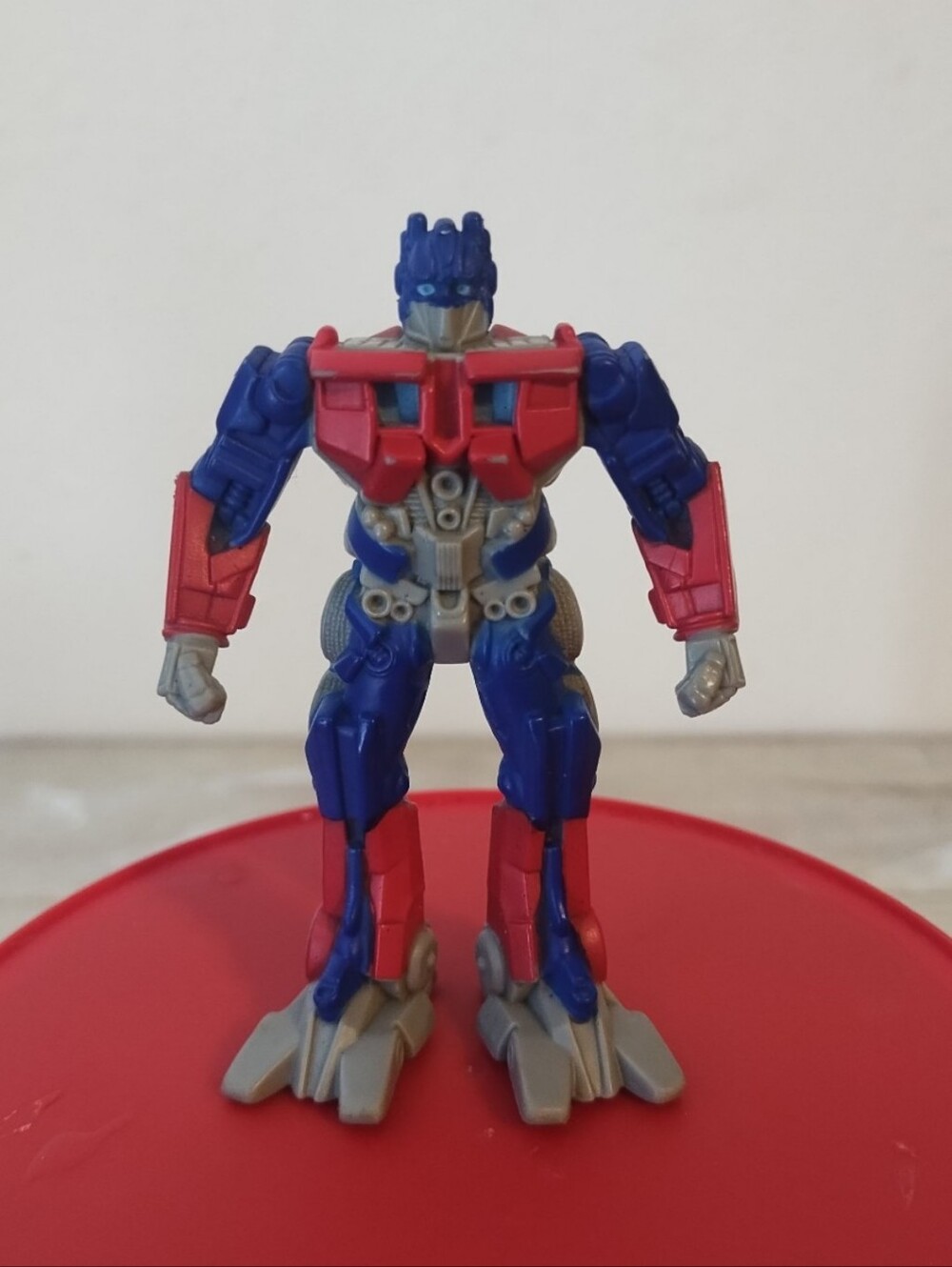 Transformers Optimus Prime Action Figure Toy 3.5" hasbro burger king